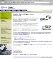 Certicom, a sample of web copywriting by pens4hire